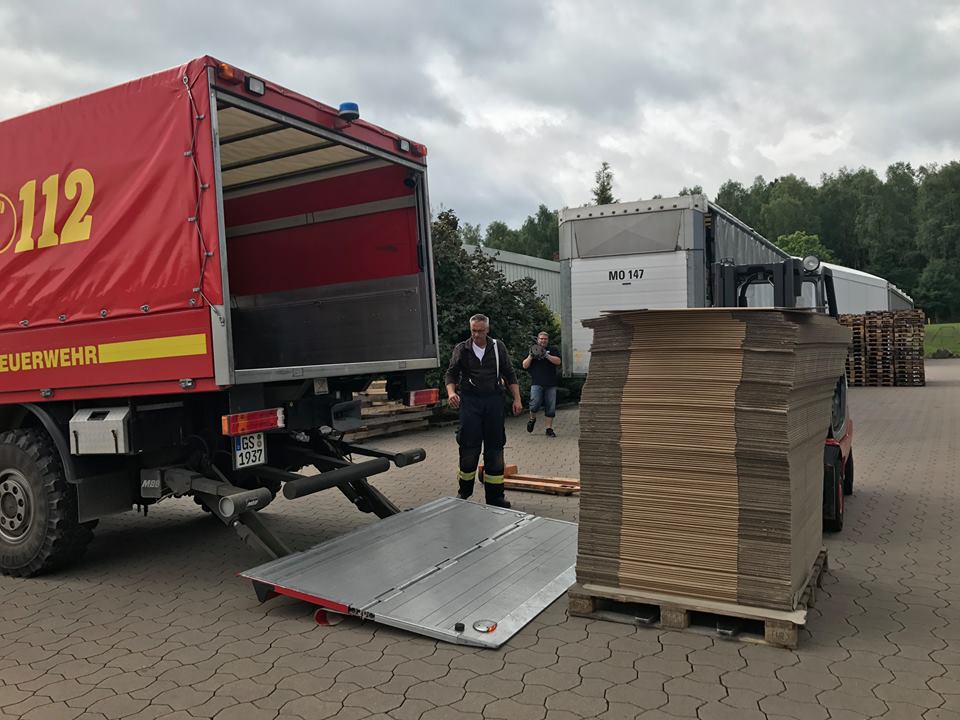 Harzer Kartonagen Hochwasser Goslar 1