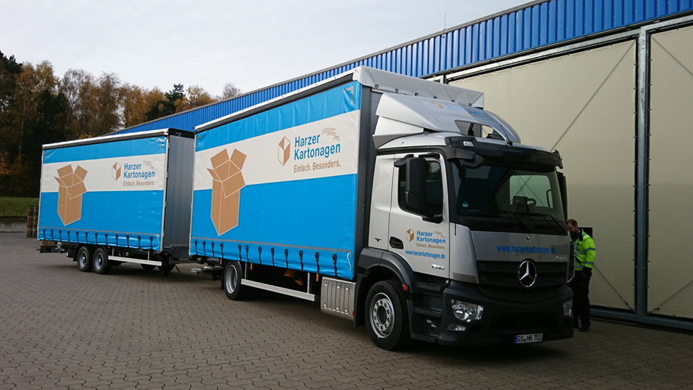 Harzer Kartonagen neuer LKW