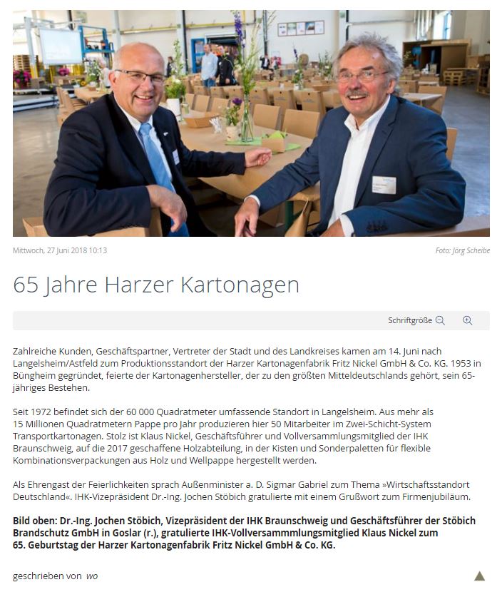 65 Jahre HK IHK Online