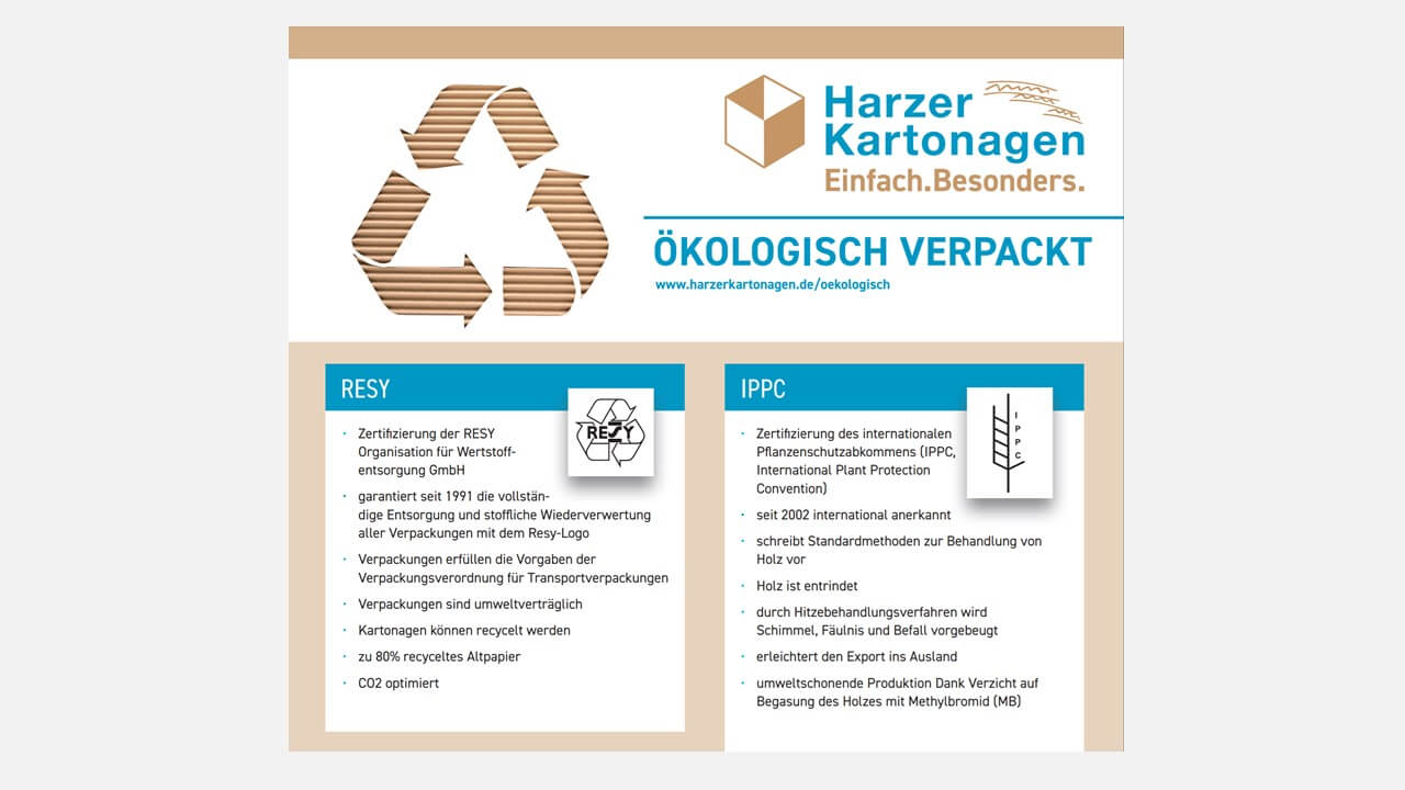 Ökologie/Zertifikate