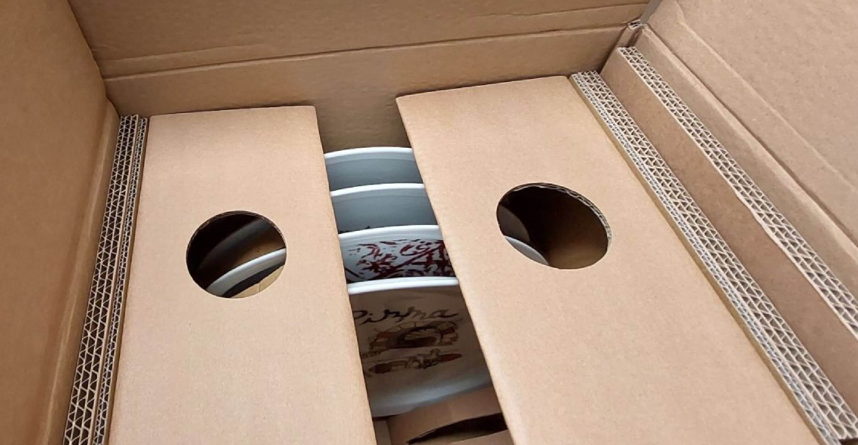 Verpackungsstory #9:  Verpackung Teller für den Online Versand 