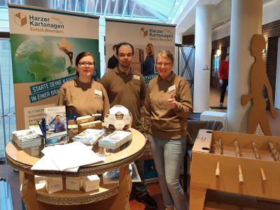 Harzer Kartonagen bei der Berufsstarterbörse des Landkreises Goslar am 21.09.-22.09.2022