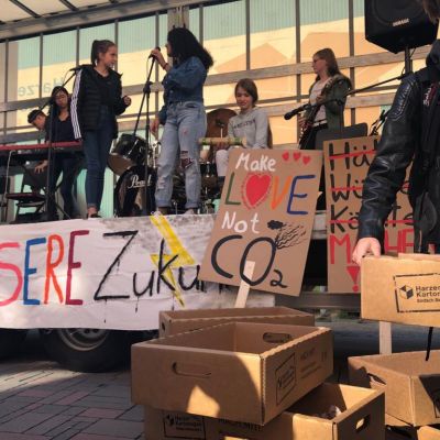 Fridays For Future Goslar Harzer Kartonagen 2