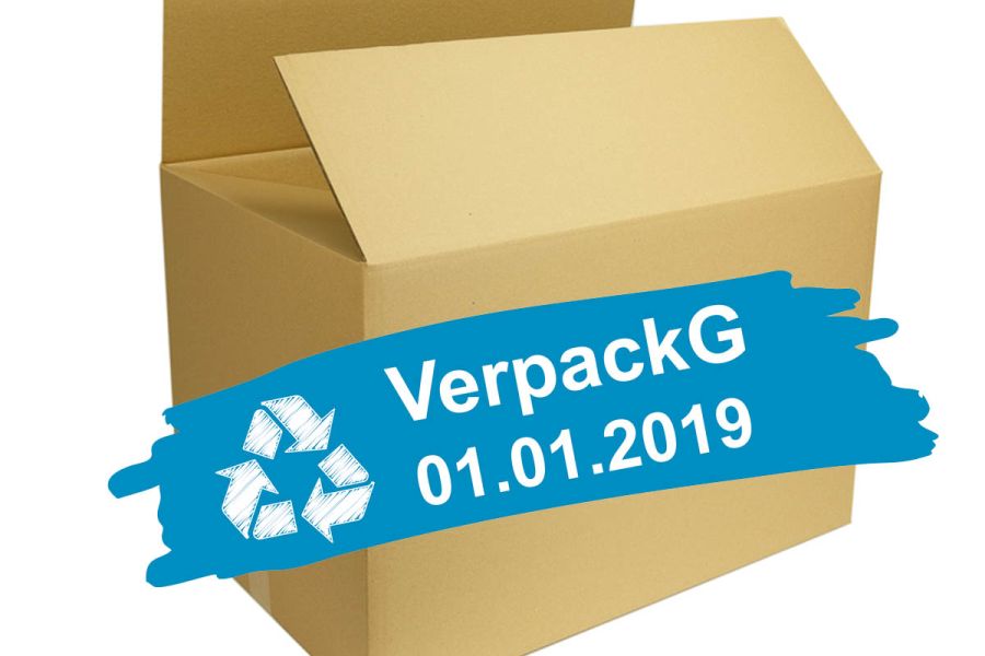Neues Verpackungsgesetz: Registrierungspflicht für Händler und Produzenten, die Verpackungen in Umlauf bringen