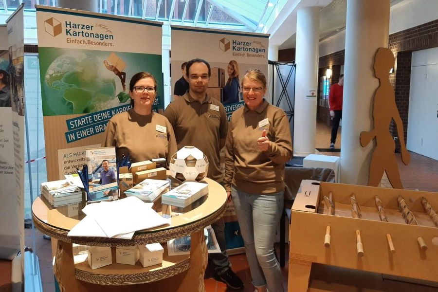 Harzer Kartonagen bei der Berufsstarterbörse des Landkreises Goslar am 21.09.-22.09.2022