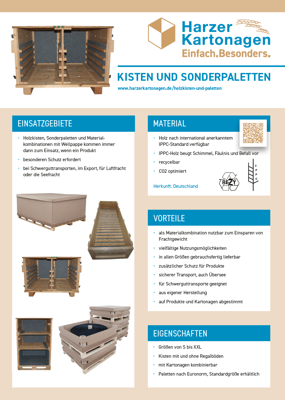 holzkisten sonderpaletten