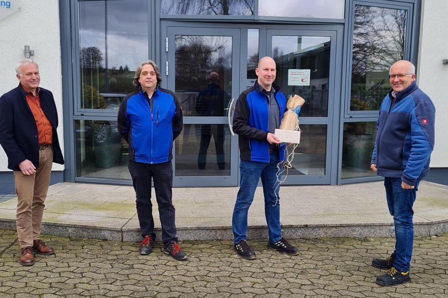 Technischer Leiter Markus Häder feierte sein 20-jähriges Dienstjubiläum