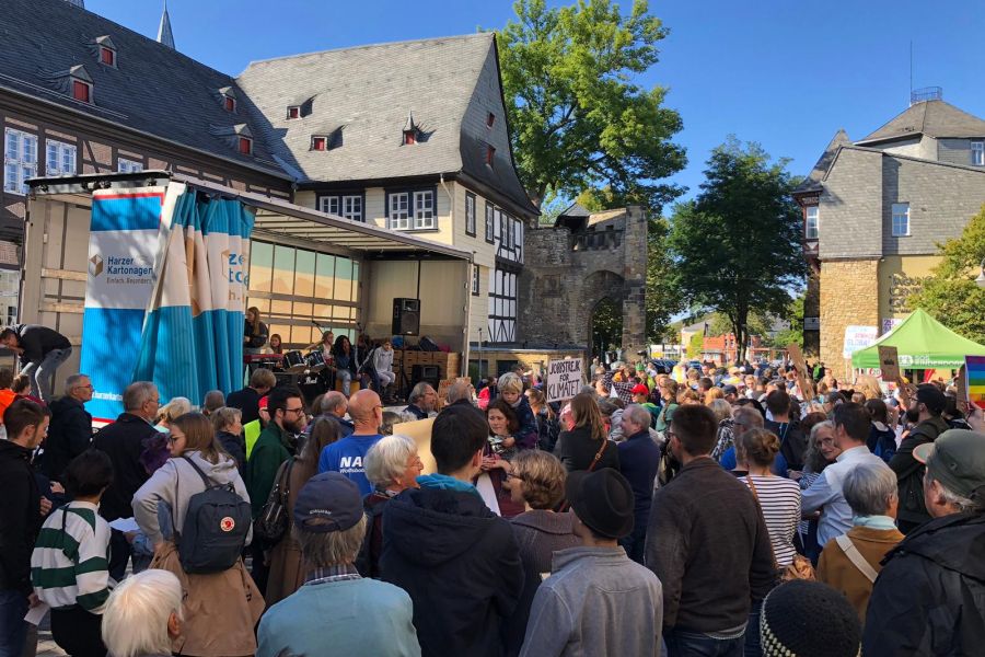 Harzer Kartonagen bei „Fridays for Future“ in Goslar
