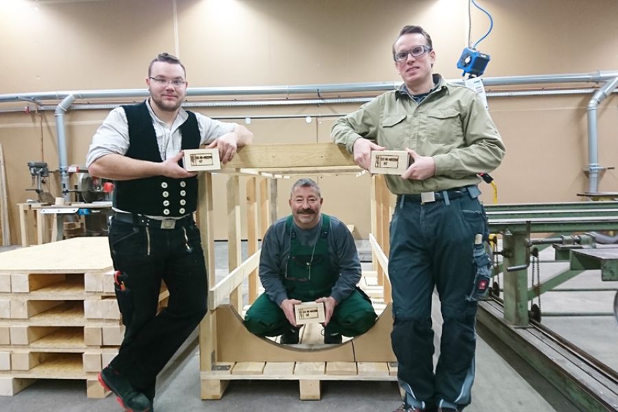 Das Holz-Team von Harzer Kartonagen stellt sich vor