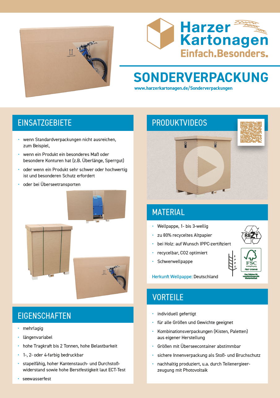 sonderverpackungen