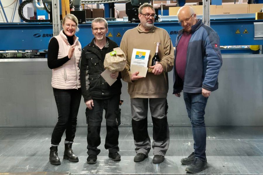 Jubiläum und Geburtstag: Harzer Kartonagen feiert sein Team