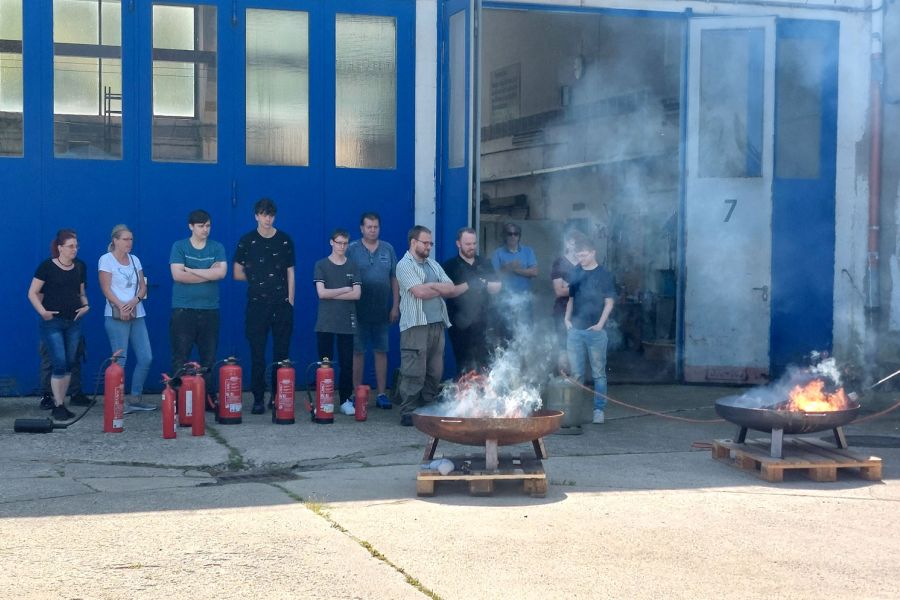 Bei Brandschutzlehrgang in Goslar 13 neue Brandschutzhelfer ausgebildet